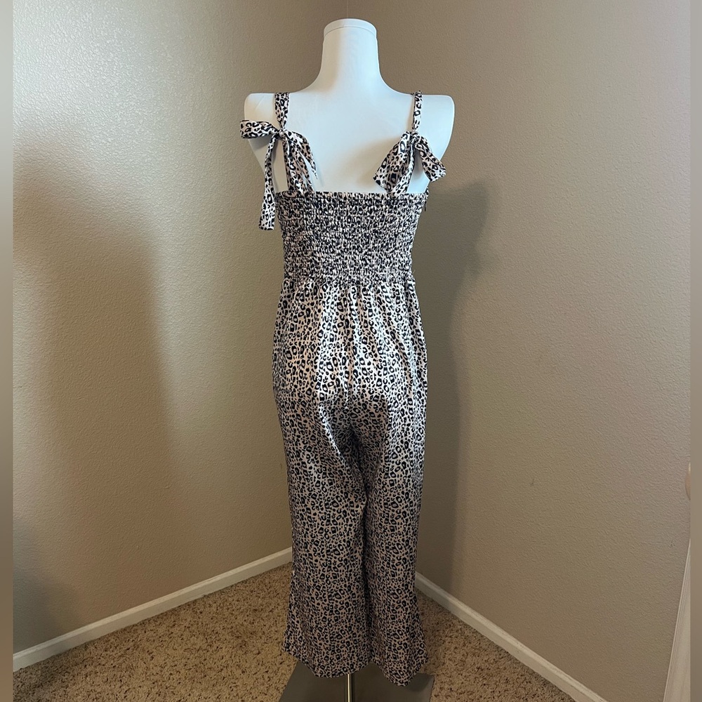 Leopard Print Silk Jumpsuit - image 4
